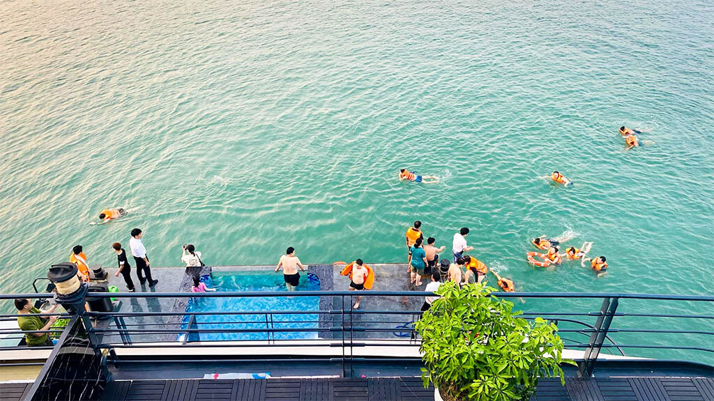 Dive into crystal waters